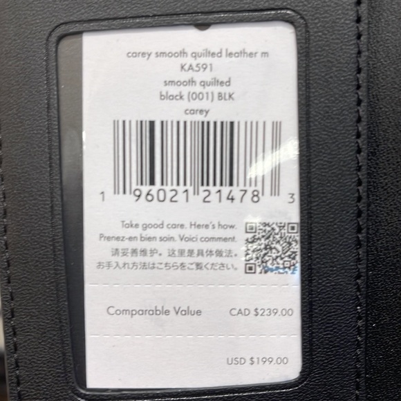 Kate Spade Carey Medium Compartment Bifold Wallet 
COLOR: Black
NWT - Picture 13 of 16